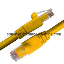 CAT6A Snagless неэкранированный сетевой патч-кабель UTP 10 Gigabit Yellow